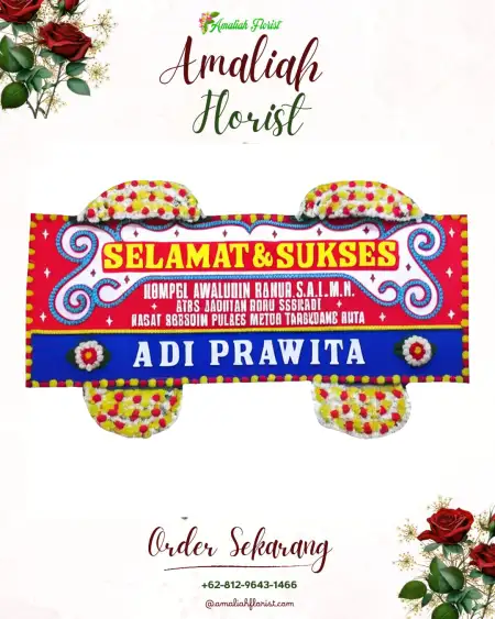 Papan Bunga Ucapan Selamat Alas Tlogo